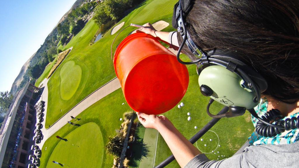 Helicopter Golf Ball Drop Services in LA Group 3 Helicopters Group 3