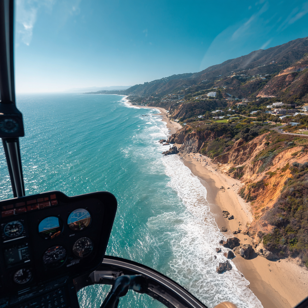 mailbu coast helicopter tour