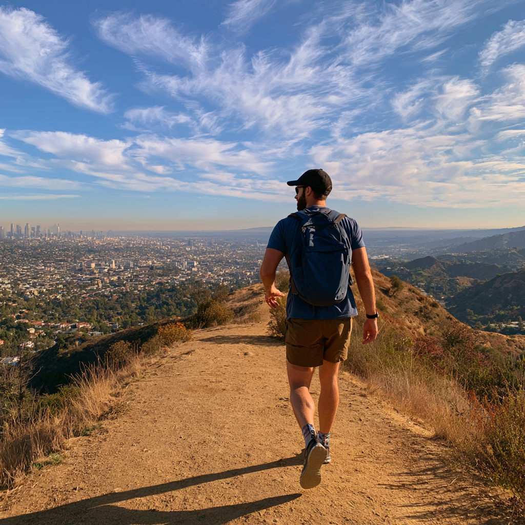 hiking la hills